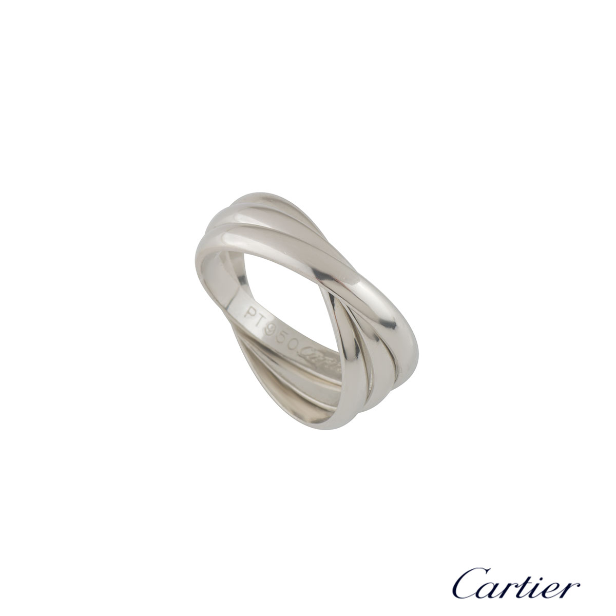 Platinum Trinity de Cartier Ring | Rich 